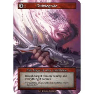 Disintegrate β (Foil)