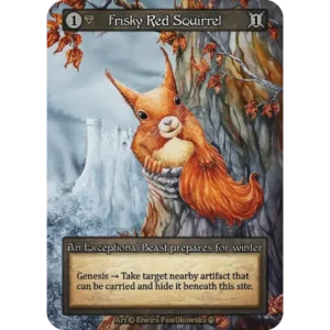 Frisky Red Squirrel (Foil)