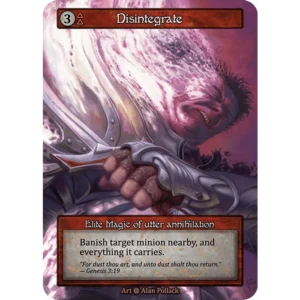 Disintegrate α (Foil)