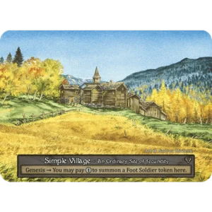 Simple Village α (Foil)